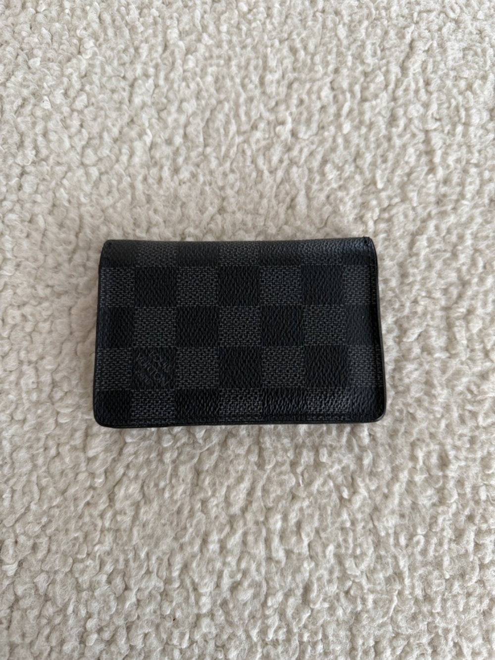 Louis Vuitton Black Damier Graphite Card Holder